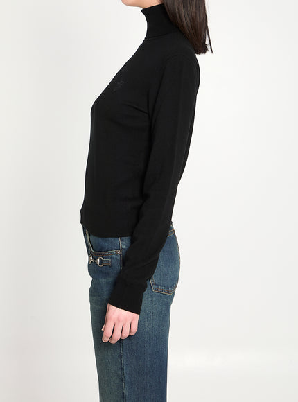 Gucci Embroidered Wool Turtleneck
