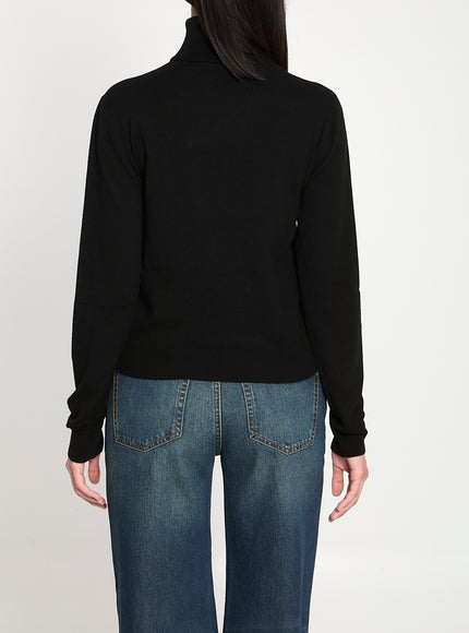 Gucci Embroidered Wool Turtleneck