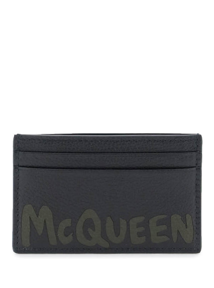 Alexander Mcqueen graffiti cardholder