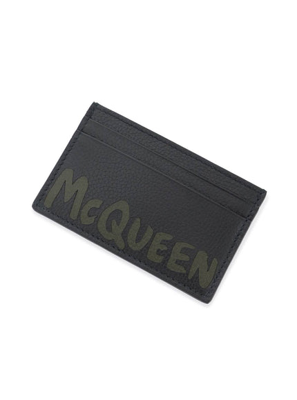 Alexander Mcqueen graffiti cardholder