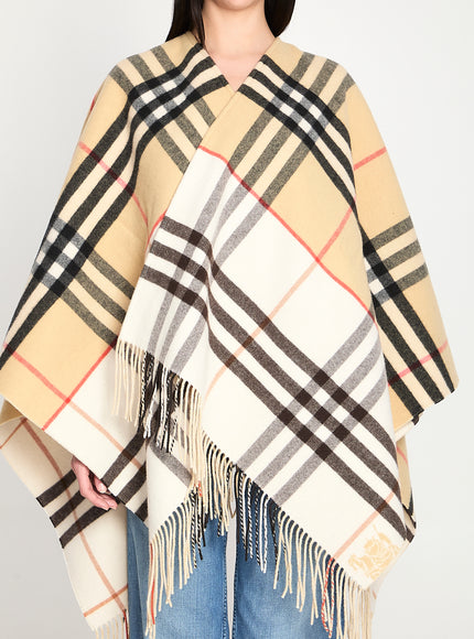 Burberry Double Check Cape QT Beige