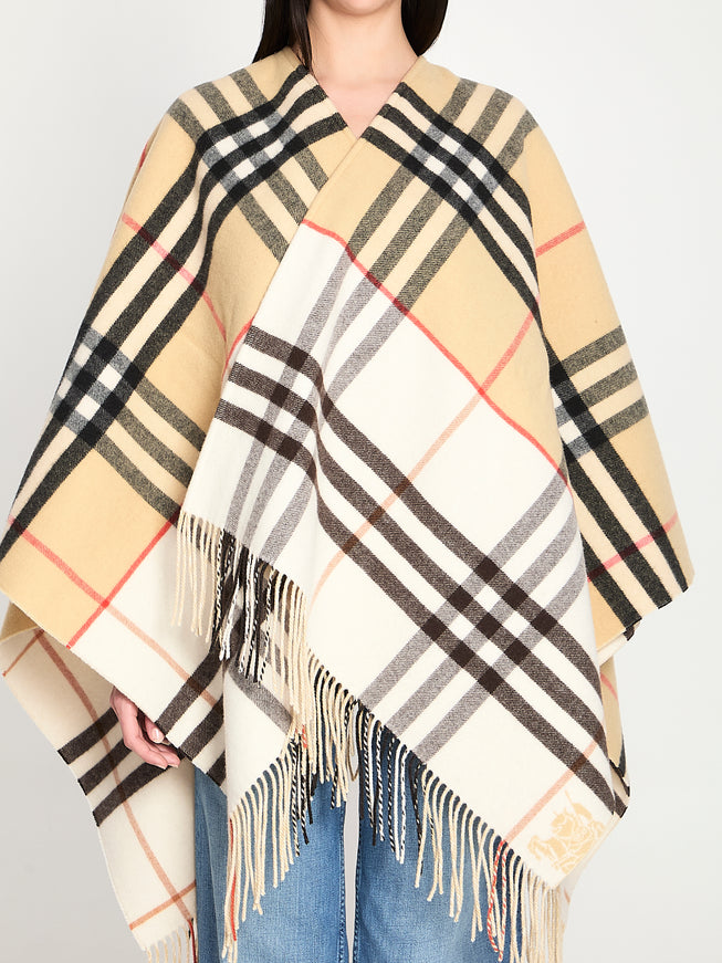 Burberry Double Check Cape QT Beige