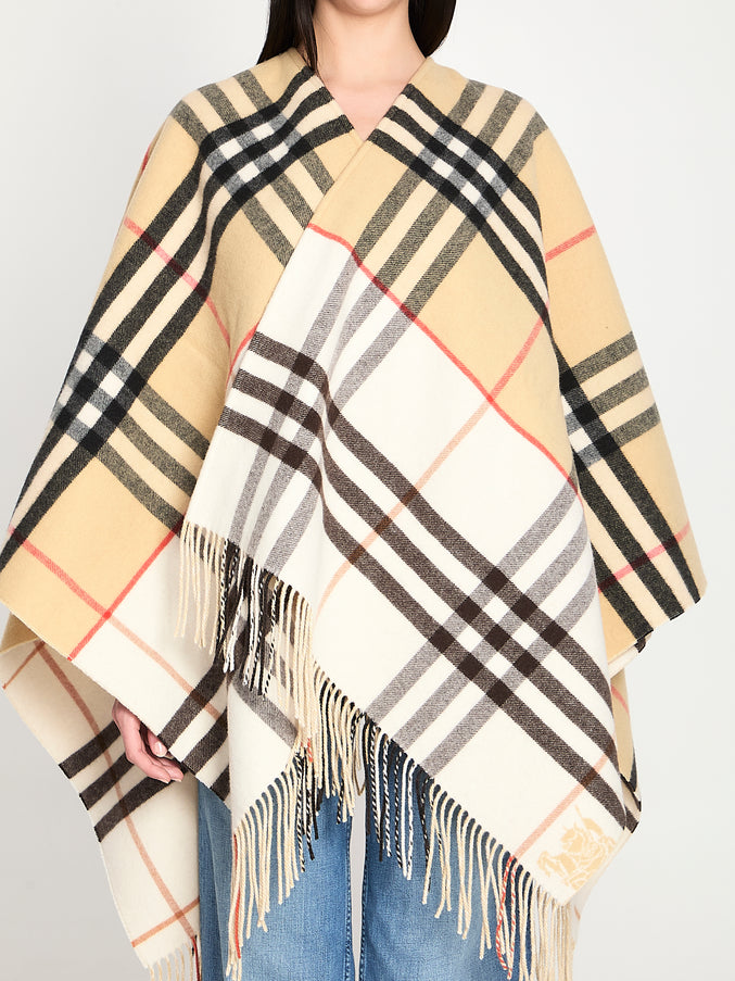 Burberry Double Check Cape QT Beige