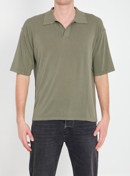 Roberto Collina Cotton Polo Shirt Green