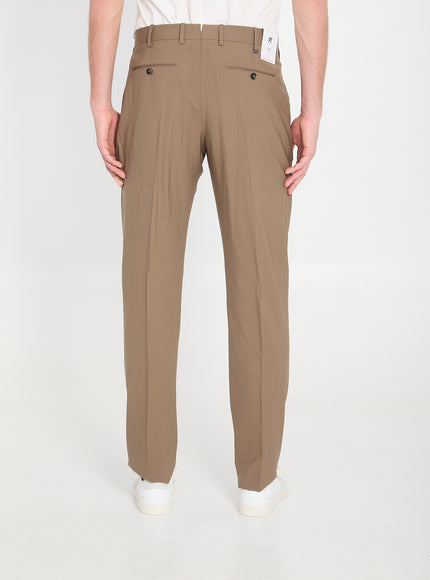 Pt Torino Union Virgin Wool Trousers