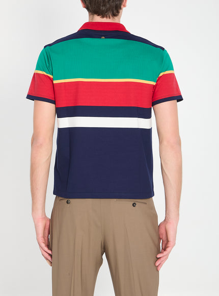 Versace Striped Cotton T-shirt