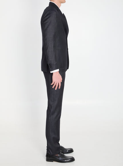 Lardini Single-breasted Wool Blend Suit