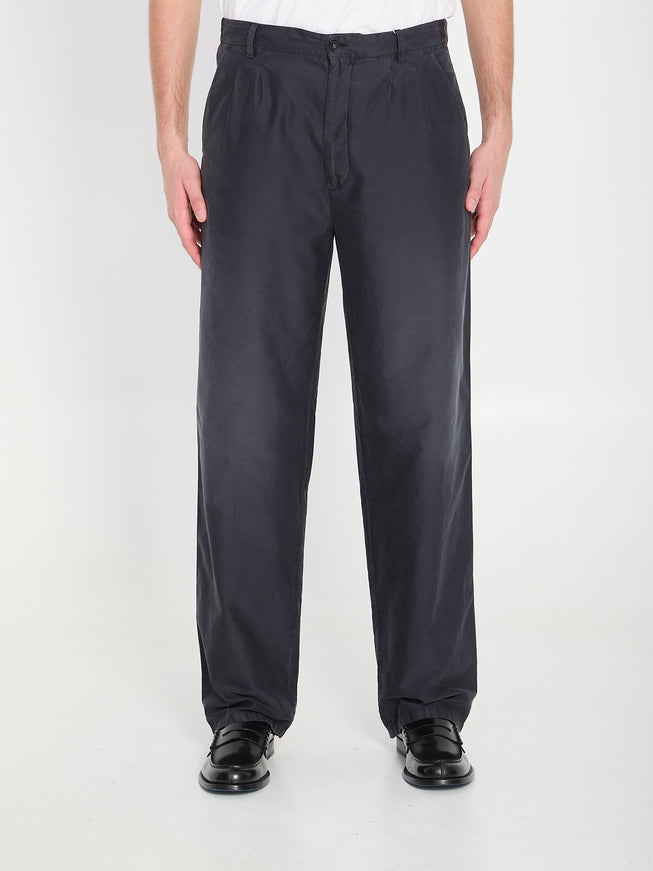 Maison Margiela Cotton Pants Blue