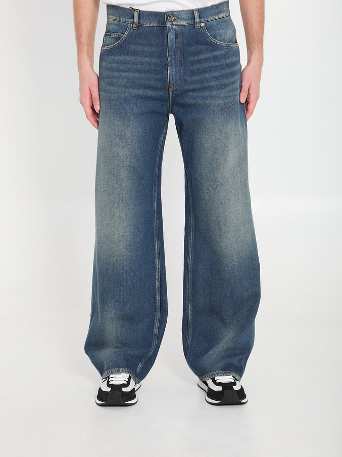 Dolce & Gabbana Cotton Denim Jeans Light Blue