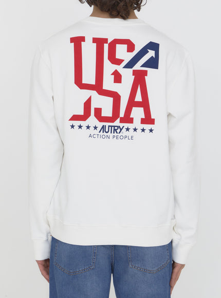 Autry Printed Cotton Sweatshirt
