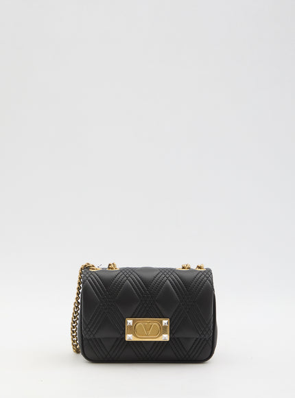 Valentino Garavani Small Quiltie 67 Bag QT Black