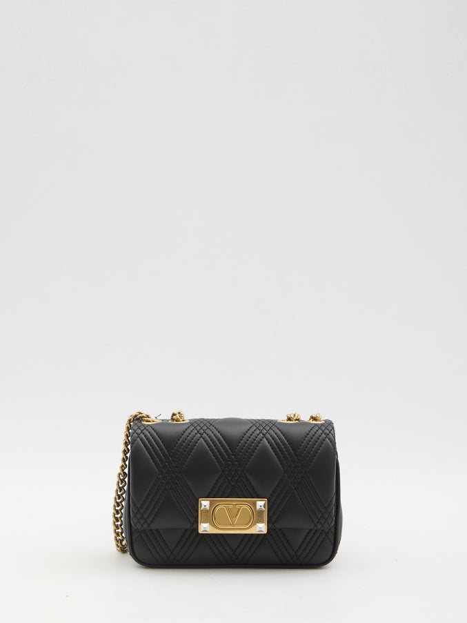 Valentino Garavani Small Quiltie 67 Bag QT Black