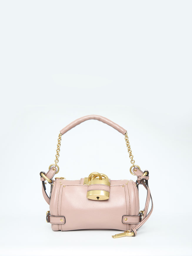 Chloe Paddington Bag Small With Chain Handle QT Pink