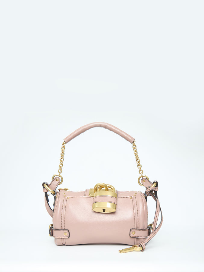 Chloe Paddington Bag Small With Chain Handle QT Pink