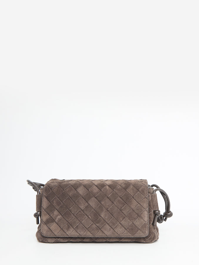 Bottega Veneta Notturno Fondant Clutch QT Brown