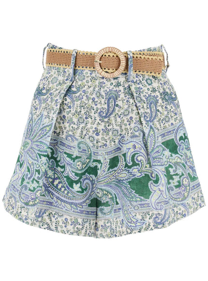 Zimmermann tuck ottie shorts