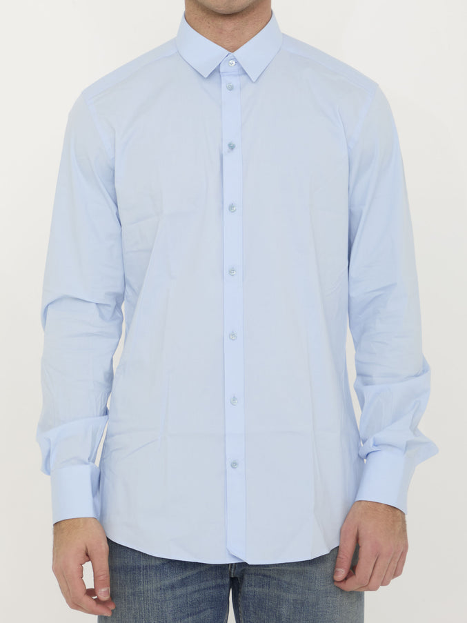 Dolce & Gabbana Cotton Shirt Light Blue