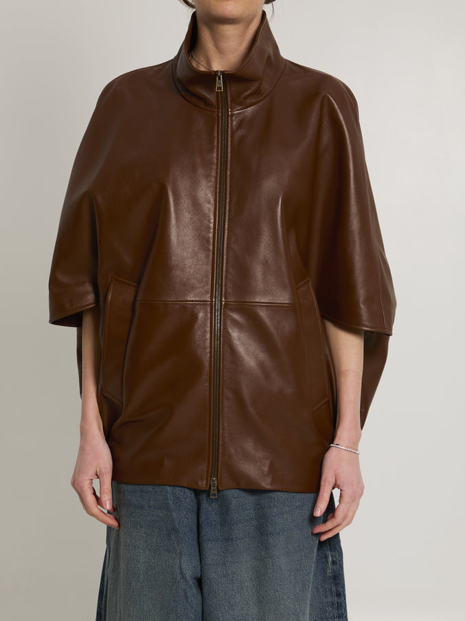 Balenciaga Cooon Bomber Jacket 36 Brown