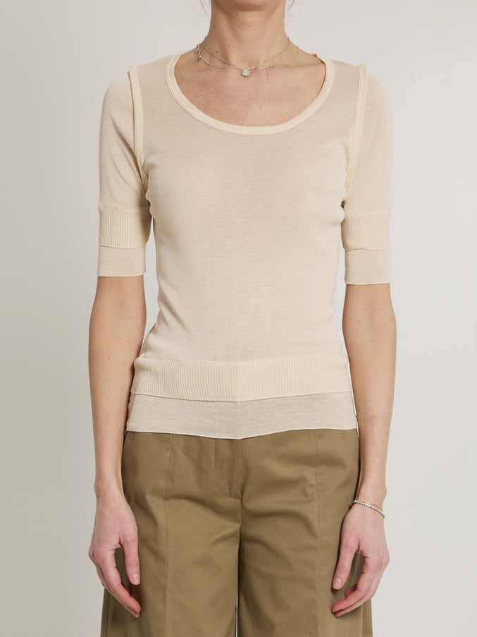 Lemaire Trompe L'oeil Top Pink