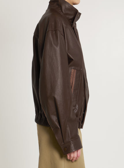 Lemaire Soft Leather Bomber Jacket