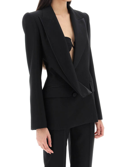 Alexander Mcqueen wool tuxedo jacket