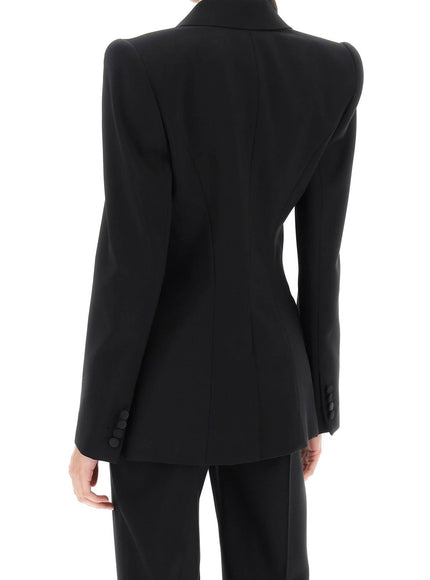 Alexander Mcqueen wool tuxedo jacket