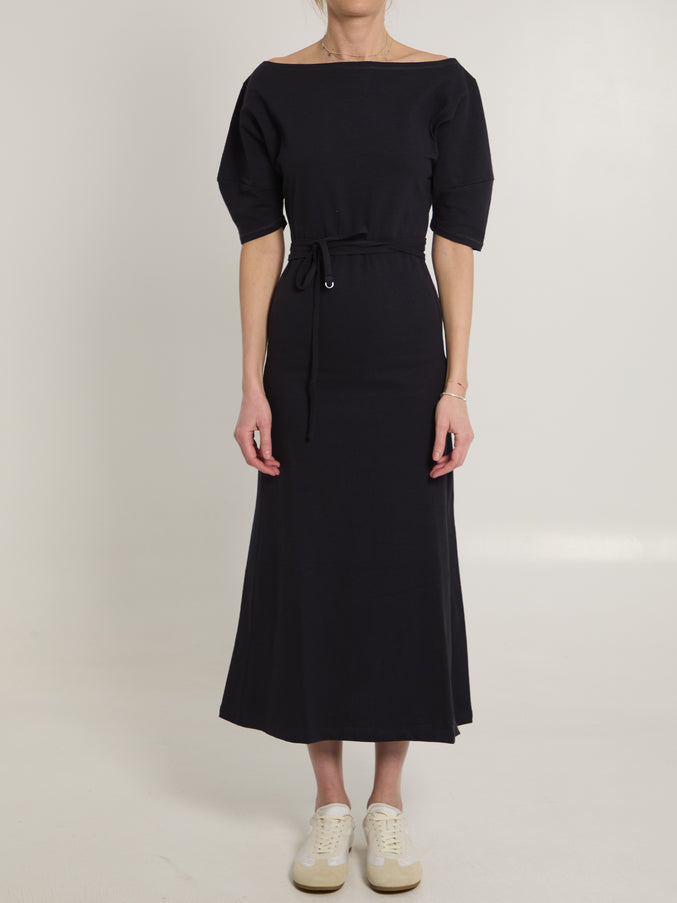 Lemaire Midi Jersey Dress Black
