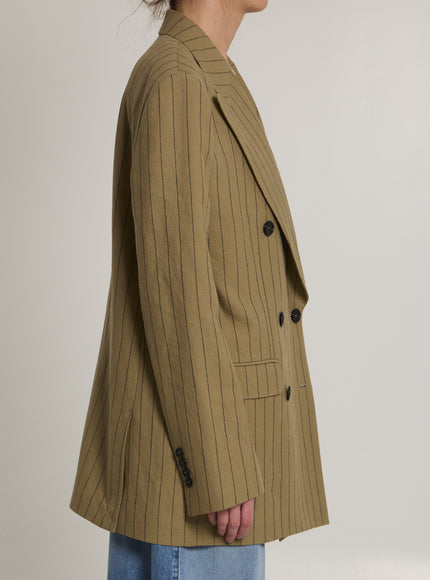 Dolce & Gabbana Double-breasted Linen Jacket