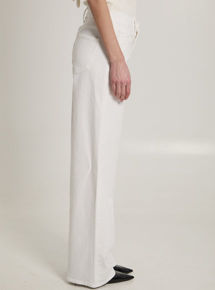 Mother The Rerun Zip Sneak Jeans