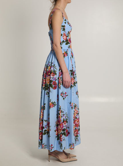 Dolce & Gabbana Maxi Dress With Floral Print