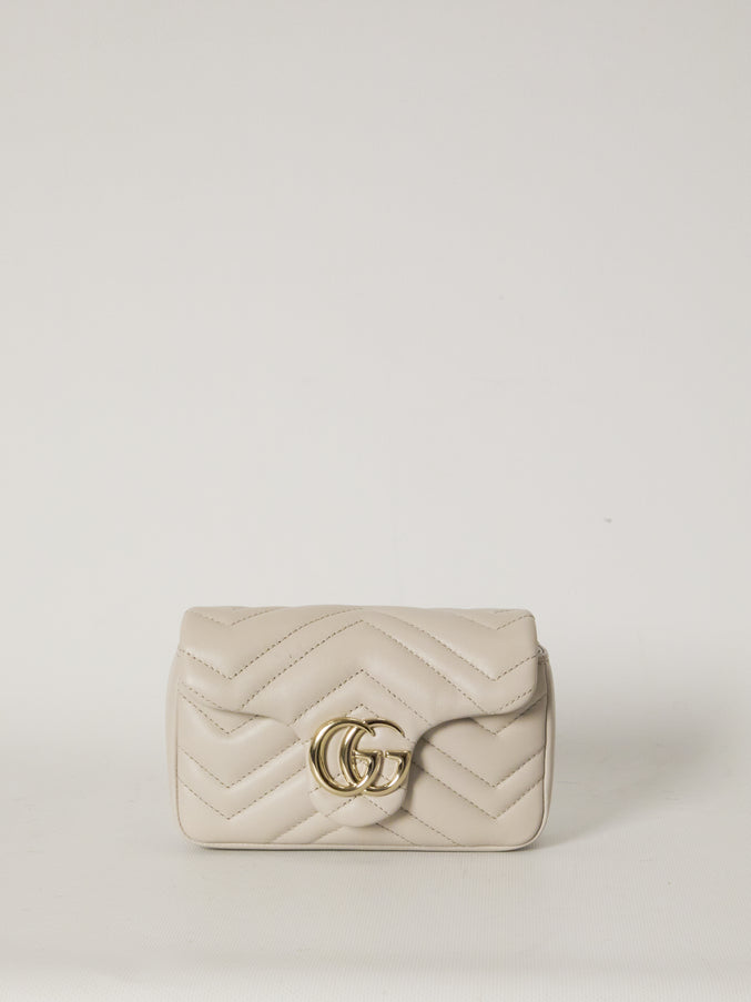 Gucci Gg Marmont Mini Bag QT Grey