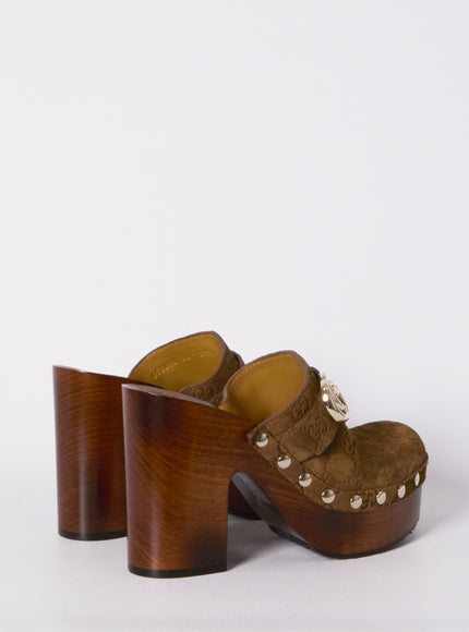 Gucci Double G Platform Clog