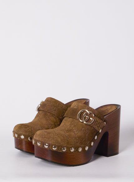 Gucci Double G Platform Clog
