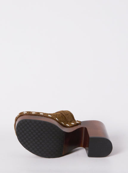 Gucci Double G Platform Clog