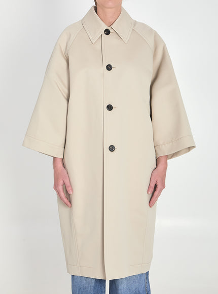 Bottega Veneta Coccoon Coat Grey