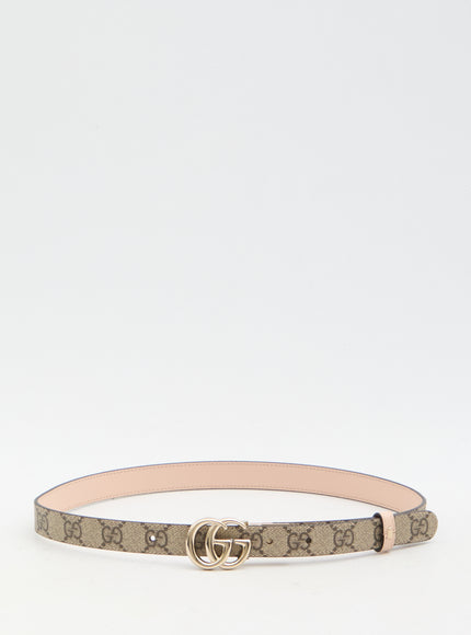 Gucci Gg Marmont Reversible Belt Beige