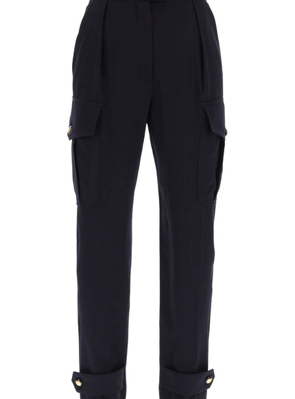 Alexander Mcqueen wool cotton cargo pants