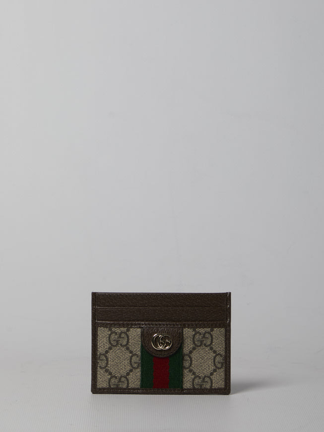 Gucci Ophidia Card Holder QT Beige