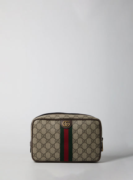 Gucci Gucci Savoy Small Toilet Case QT Beige