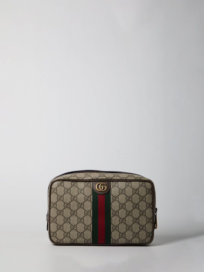 Gucci Gucci Savoy Small Toilet Case QT Beige