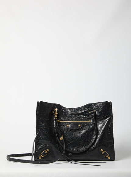 Balenciaga Le City Small Tote Bag QT Black