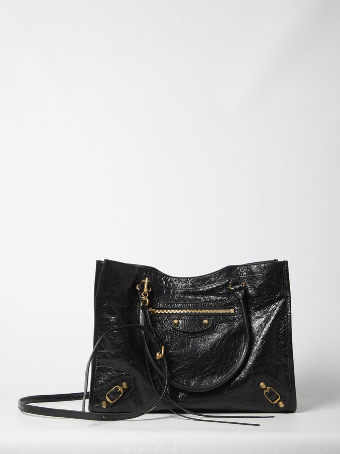 Balenciaga Le City Small Tote Bag QT Black