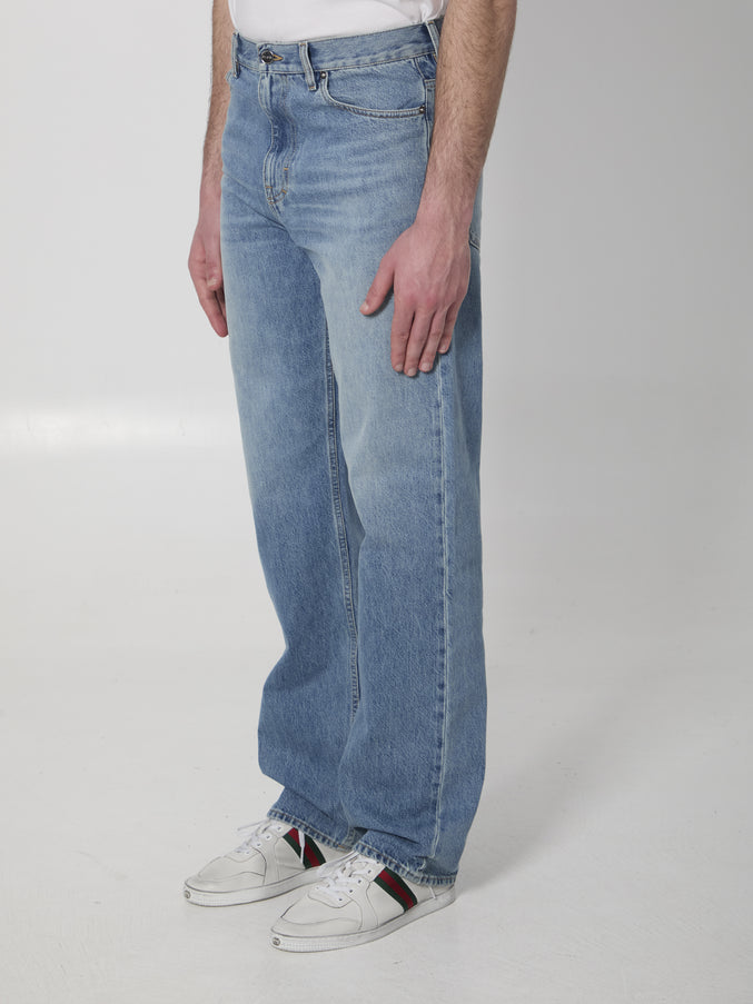 Gucci Cotton Denim Pants