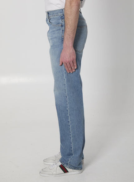 Cotton Denim Pants