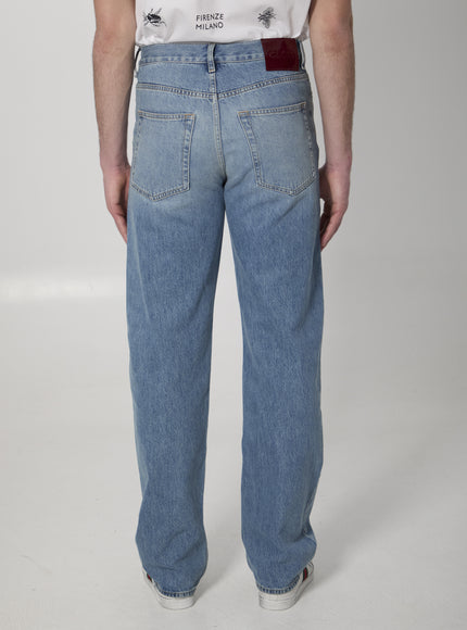 Cotton Denim Pants