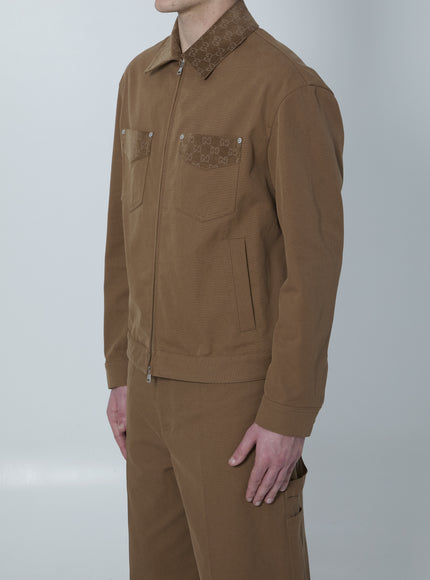 Gucci Camel Cotton Jacket