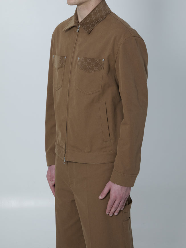 Gucci Camel Cotton Jacket