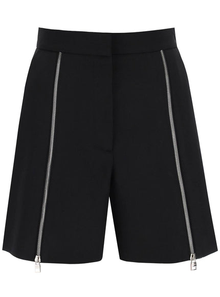 Alexander Mcqueen grain de poudre zipped shorts