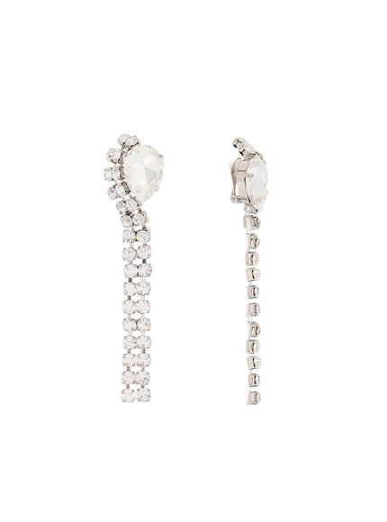 Alexander Mcqueen stud earrings with faceted stone