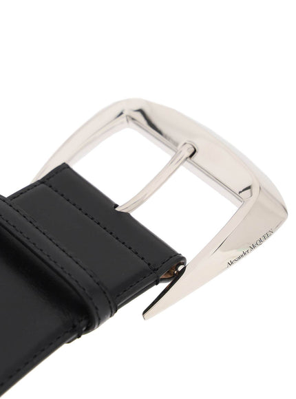 Alexander Mcqueen geometric buckle waist belt